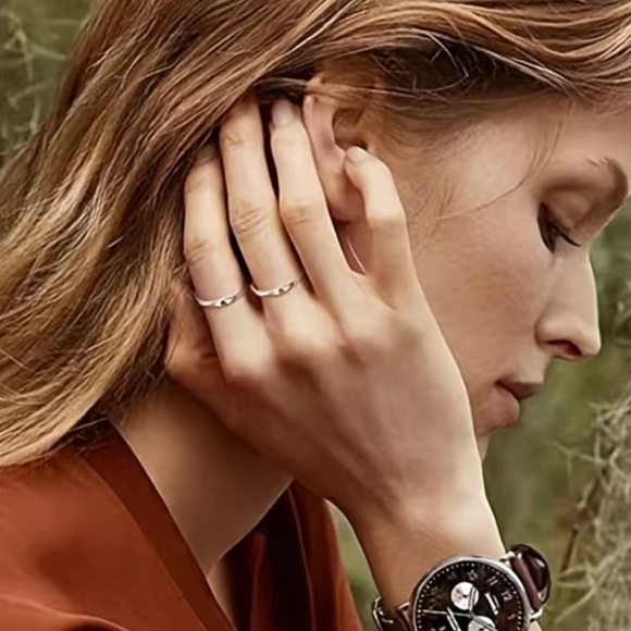 NWT 🖤 DAINTY 925 STAMPED STERLING SILVER CARVED BLACK HEART RING Size 7 - Picture 8 of 12